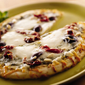 Mediterranean Pizza with Fresh Mozzarella